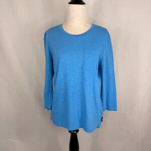 Patagonia Women's 3/4 Sleeve Top | Blue | Medium
